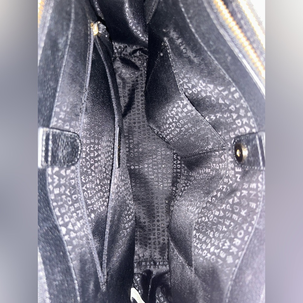 Kate Spade Black Leather Tote Bag - Picture 2 of 4